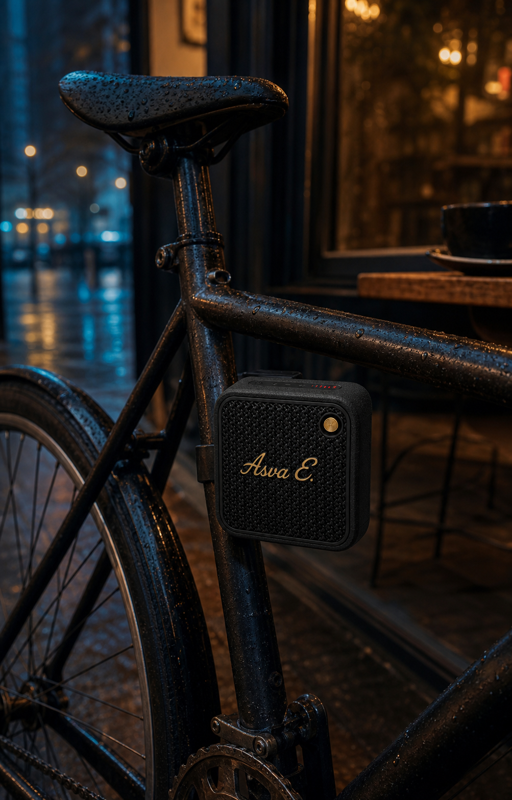 Retro Mini 2 en una bicicleta urbana
